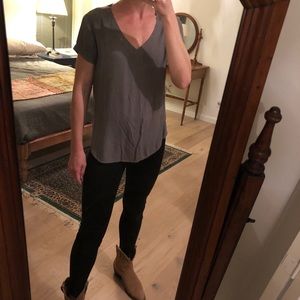 Green Cloth and Stone woven top